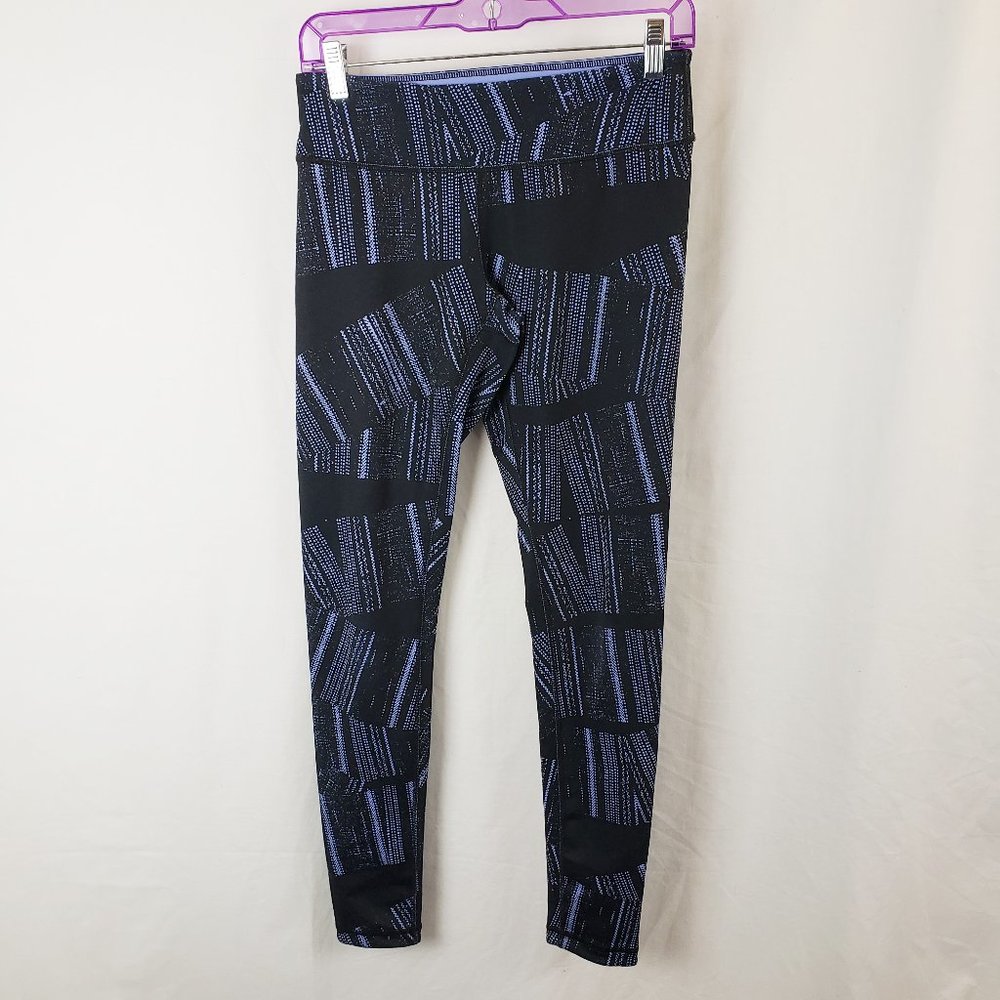 ZELLA Blue and Black Dot Patterned Leggings - M
